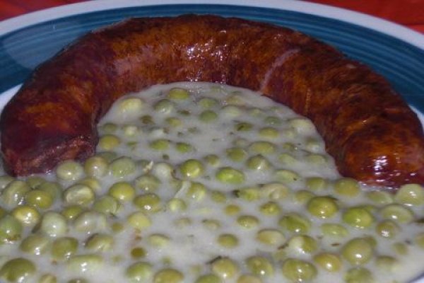 Mazare verde cu smantana