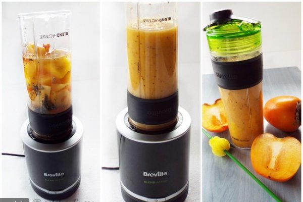 Smoothie cu kaki, mango si chia