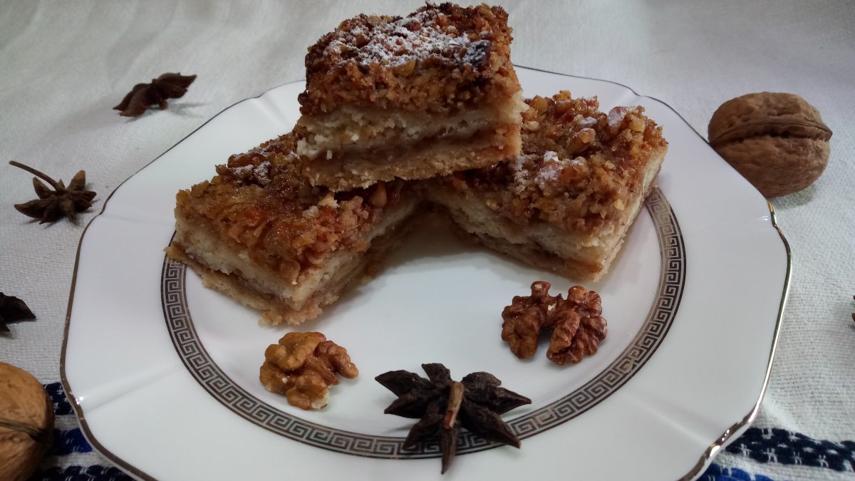 Prajitura cu mere (de post)